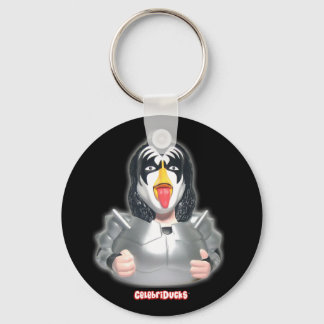 CelebriDucks Gene SImmons Kiss Keychain