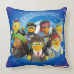 CelebriDucks Rubber Ducks Throw Pillow