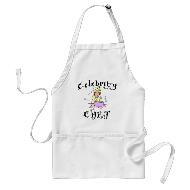 Celebrity Chef Adult Apron (Front)