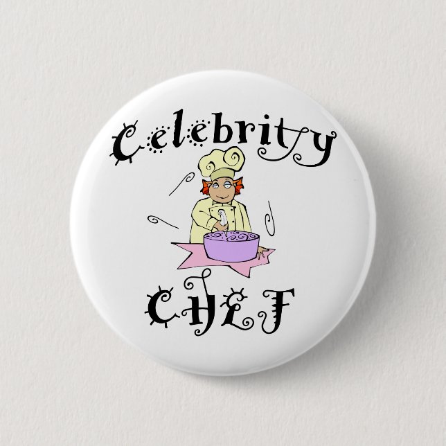 Celebrity Chef Button (Front)