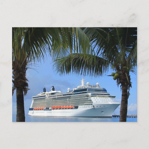 Celebrity Silhouette Cruise to Paradise Postcard