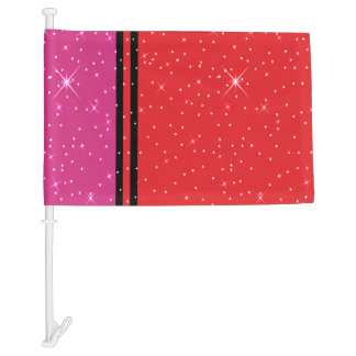 Celeromantic/Celesexual Pride Sparkly Car Flag