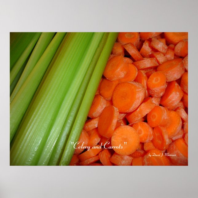 Celery and Carrots Poster (Front)