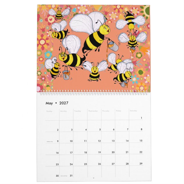 'Celery Charles & Pals' 2016 Calendar (May 2027)