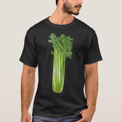 Celery Image Halloween Vegetable Costume T_Shirt