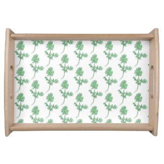 Celery Leaf Serving Tray