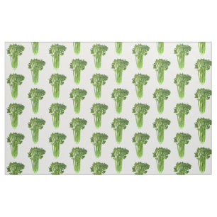 Celery pattern fabric