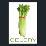 Celery Poster<br><div class="desc">A poster of celery, for the person who's incredibly average. When there's nothing about you that separates you from anyone else!</div>