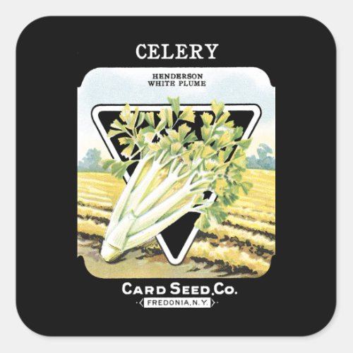 Celery Seed Packet Label
