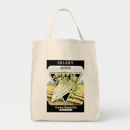 Celery Seed Packet Label Tote Bag