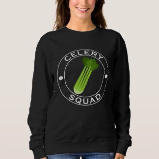 Celery Squad Ironic Saying Team Leek Vegetables Sweatshirt