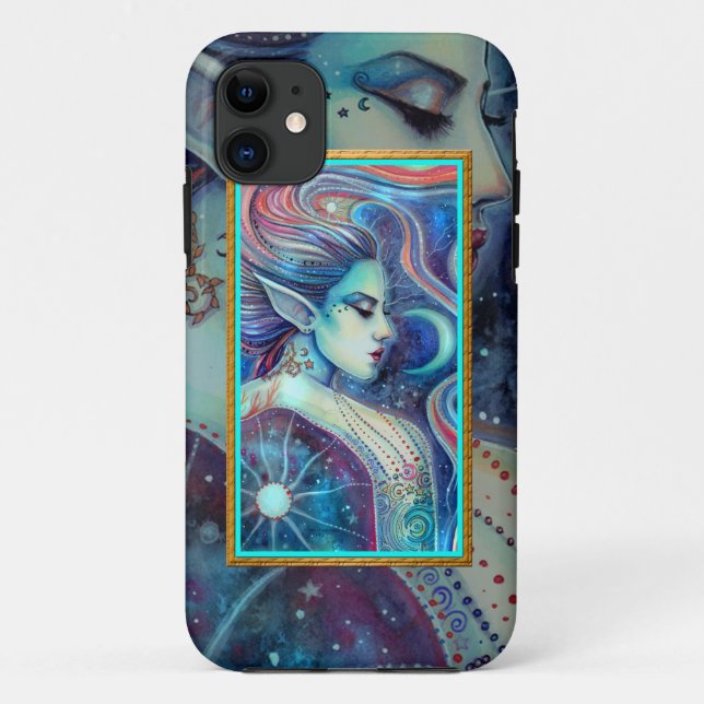 Celesta Faery Fairy Fantasy Art Celestial Case-Mate iPhone Case (Back)