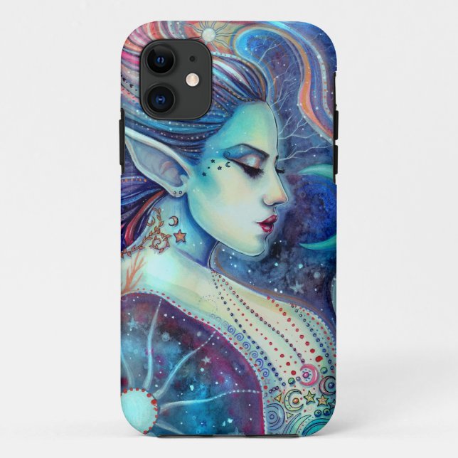 Celesta Faery Fairy Fantasy Art Celestial Case-Mate iPhone Case (Back)