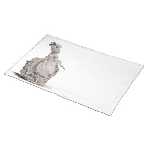 CÉLESTE - 18th century fashion plate Cloth Placemat