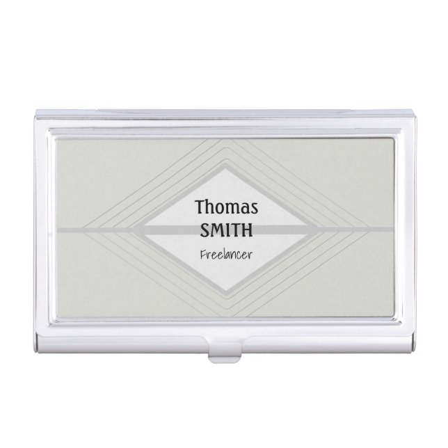 Celeste Diamonds Business Card Case (Front)