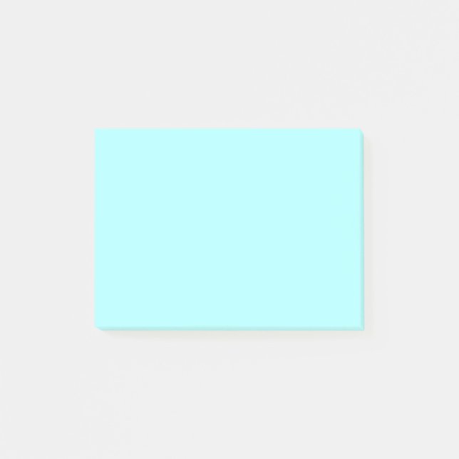 Celeste Solid Color Post-it Notes (Front)