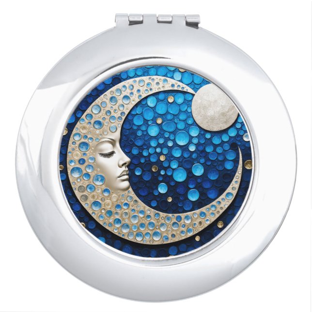 Celeste : Woman in the moon Compact Mirror (Front)