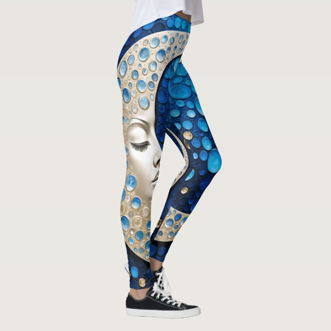 Celeste : Woman in the moon Leggings (Right)