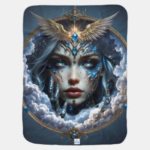 Celestia – Guardian of the Endless Sky. Baby Blanket