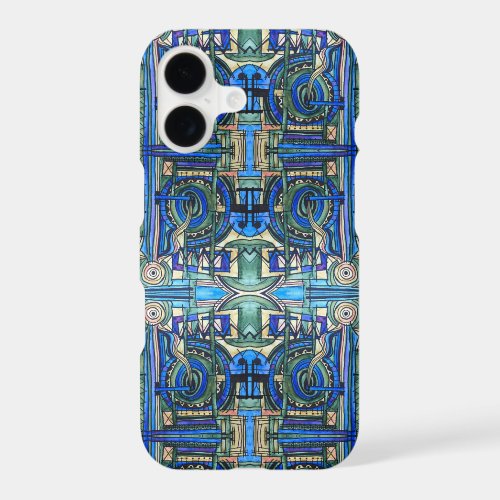 Celestial-Abstract Geometric Pattern iPhone 17 Case