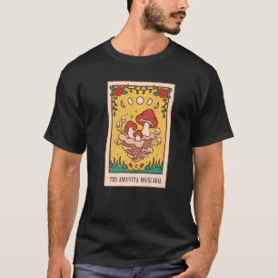 Celestial Aesthetic Triple Moon Wicca Witchy Tarot T-Shirt