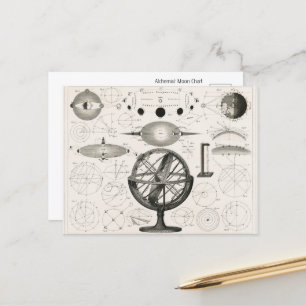 Celestial Alchemist Moon  Postcard