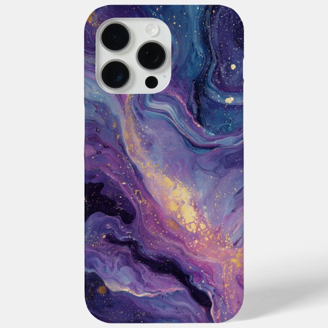 Celestial Amethyst Swirl Case-Mate iPhone Case (Back)