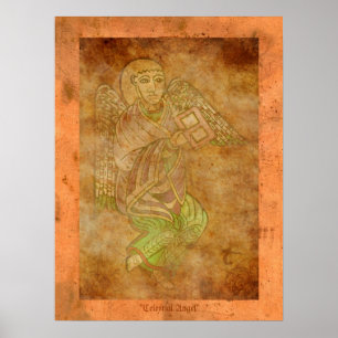 Celestial Angel Medieval Religious Art Print