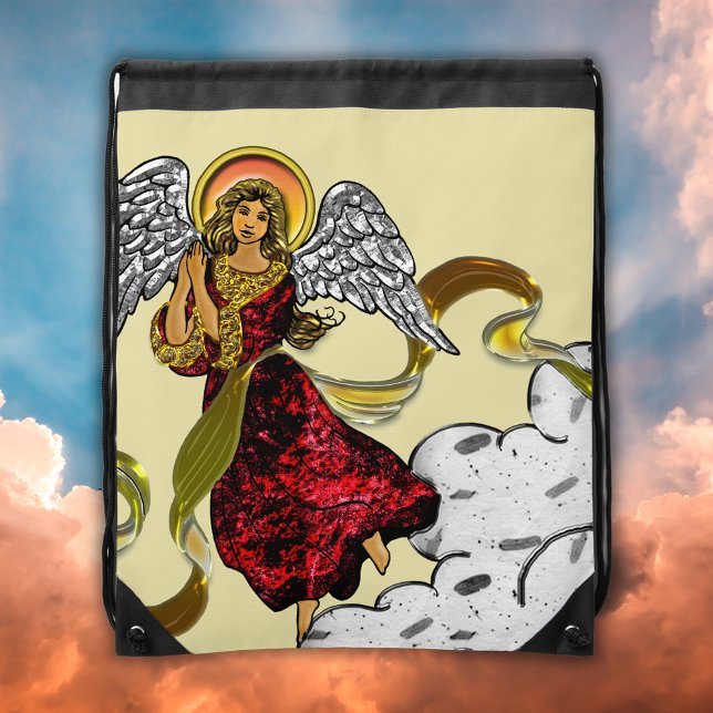 Celestial Angel of Light Drawstring Bag (Creator Uploaded)