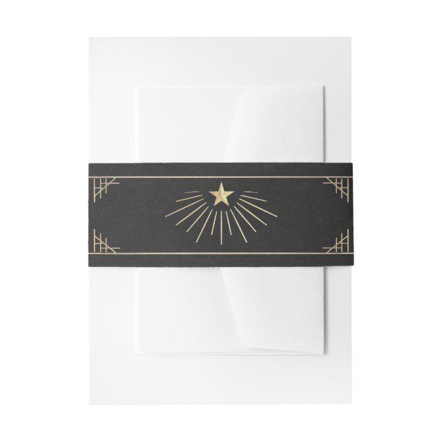 Celestial art deco star belly Band (Front Example)