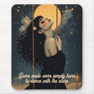 Celestial Art Gothic Woman Ethereal Mystical Mouse Pad