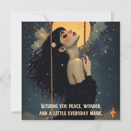 Celestial Art | Gothic Woman | Spiritual Quote