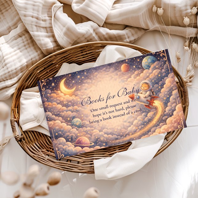 Celestial Astronaut Clouds Books for Baby  Enclosure Card (Creator Uploaded)