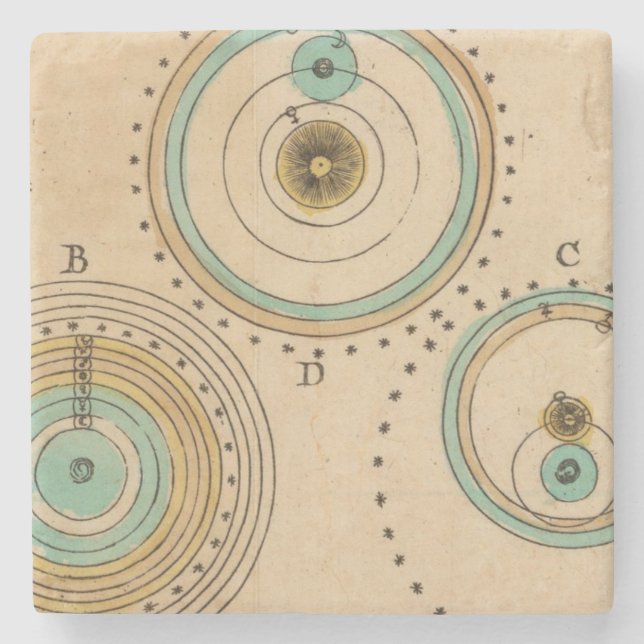 Celestial Atlas 6 Stone Coaster (Front)