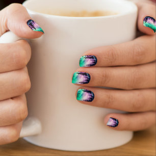 Celestial Aurora Borealis Northern Lights Vivid Minx Nail Art