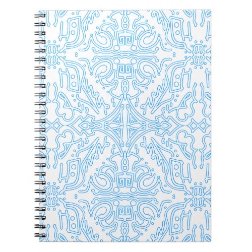 Celestial Azure Tide Notebook