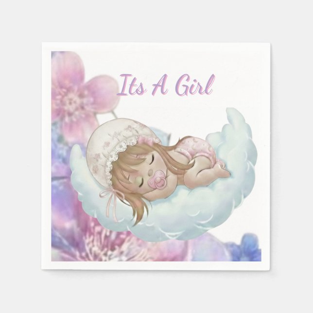 Celestial Baby shower  Napkins (Front)