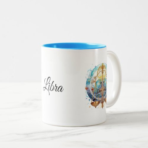 Celestial Balance Ethereal Libra Zodiac Mug