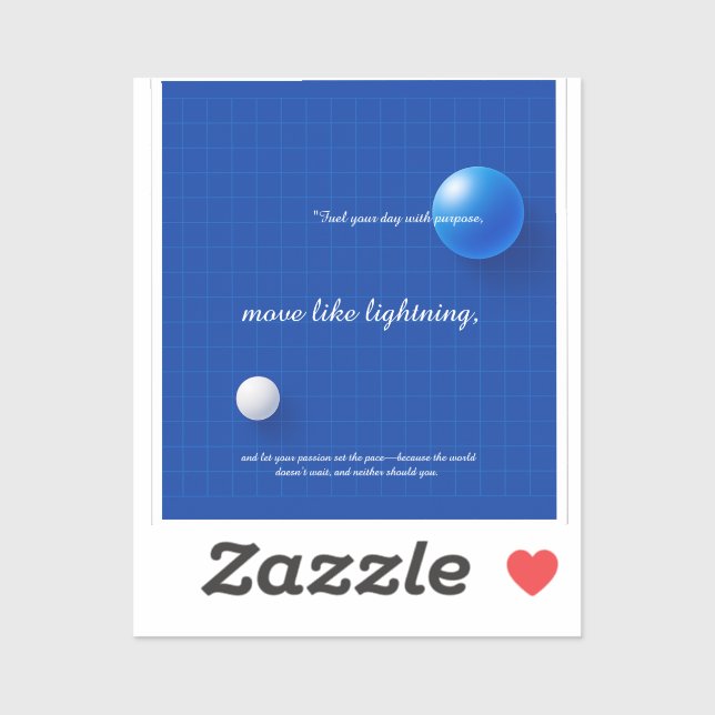 Celestial Balance on a Digital Grid Sticker (Sheet)