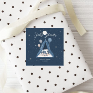 Celestial Bear Baby Shower Favor Tags