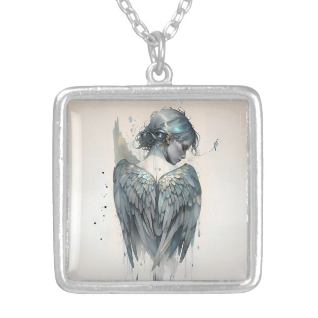 Celestial Being Angel Boho Necklace (Front)