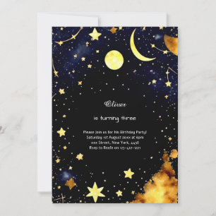 Celestial Birthday Invitation