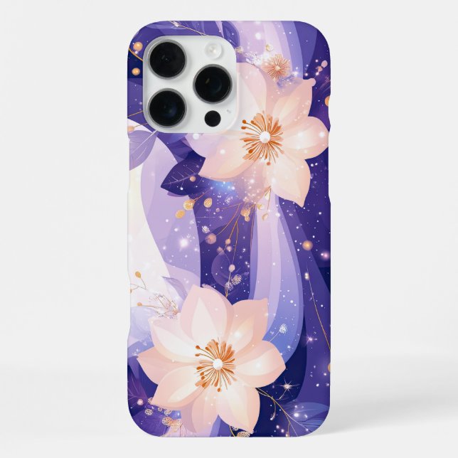 Celestial Blossom Symphony Iphone Case (Back)
