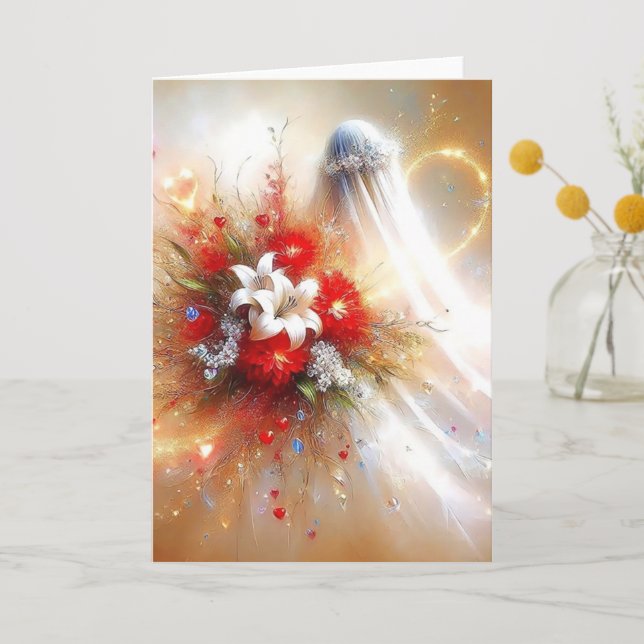 Celestial Blossoms - To Show Love or A Thank You Card (Front)
