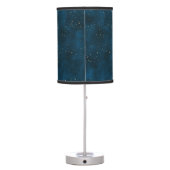 Celestial Blue and White Starry Night Table Lamp (Back)