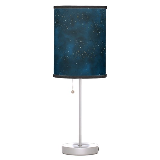 Celestial Blue and White Starry Night Table Lamp (Right)