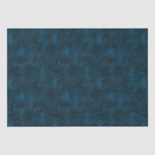 Celestial Blue and White Starry Night Tissue Paper