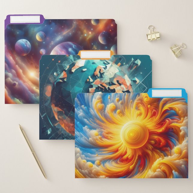 Celestial Bodies File Folder (Set)