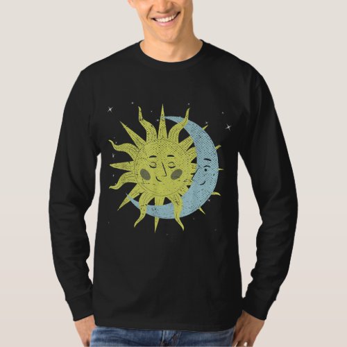 Celestial Bodies Galaxy Outer Space Sun Moon Astro T_Shirt