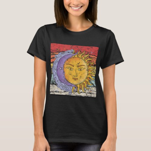 Celestial Bodies Galaxy Sun Moon Astronomy _ Tropi T_Shirt
